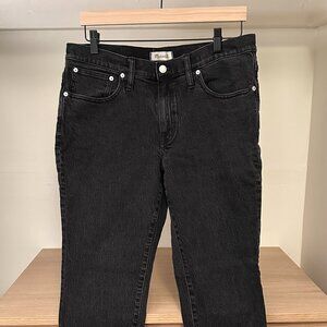 Madewell The Slim Boy Jean, Black, Size Petite 30